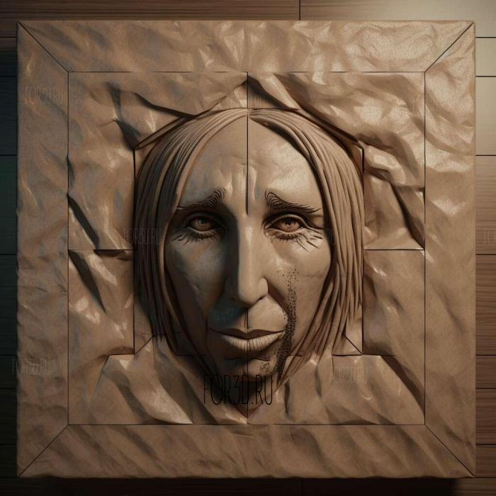 marilyn manson 4 stl model for CNC